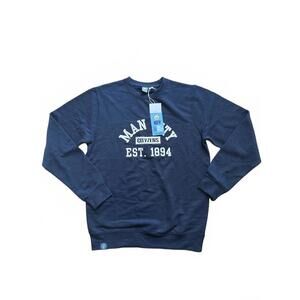 Manchester City Mens' Sweatshirt Navy Blue MEDIUM